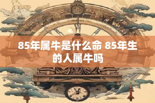 85年属牛是什么命 85年生的人属牛吗