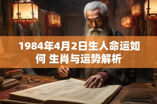 1984年4月2日生人命运如何 生肖与运势解析