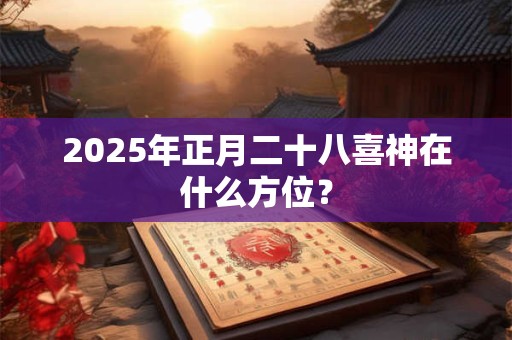 2025年正月二十八喜神在什么方位？