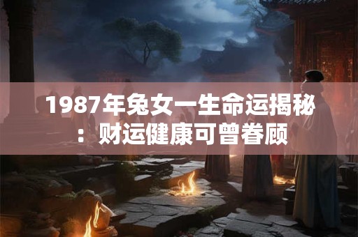 1987年兔女一生命运揭秘：财运健康可曾眷顾