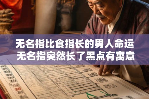无名指比食指长的男人命运 无名指突然长了黑点有寓意