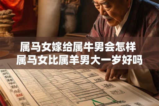 属马女嫁给属牛男会怎样 属马女比属羊男大一岁好吗