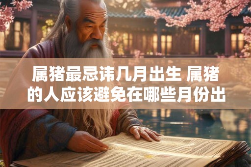 属猪最忌讳几月出生 属猪的人应该避免在哪些月份出生