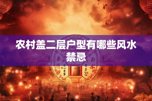 农村盖二层户型有哪些风水禁忌 农村盖二层户型有哪些风水禁忌