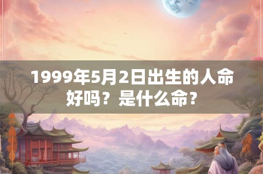 1999年5月2日出生的人命好吗？是什么命？