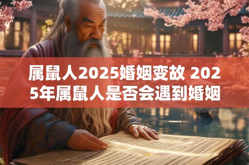 属鼠人2025婚姻变故 2025年属鼠人是否会遇到婚姻变故