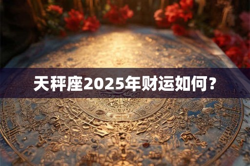 天秤座2025年财运如何？
