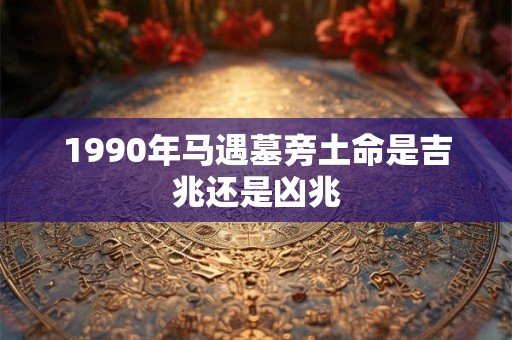 1990年马遇墓旁土命是吉兆还是凶兆