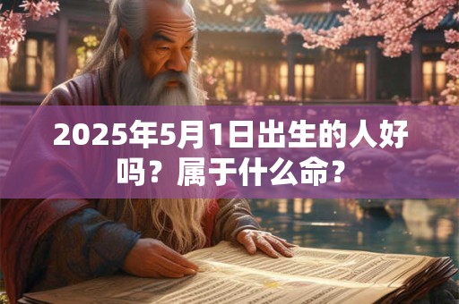 2025年5月1日出生的人好吗？属于什么命？