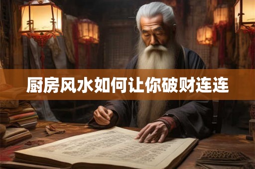 厨房风水如何让你破财连连