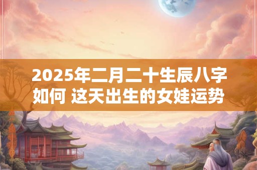 2025年二月二十生辰八字如何 这天出生的女娃运势顺吗
