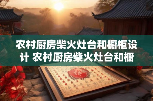农村厨房柴火灶台和橱柜设计 农村厨房柴火灶台和橱柜如何设计