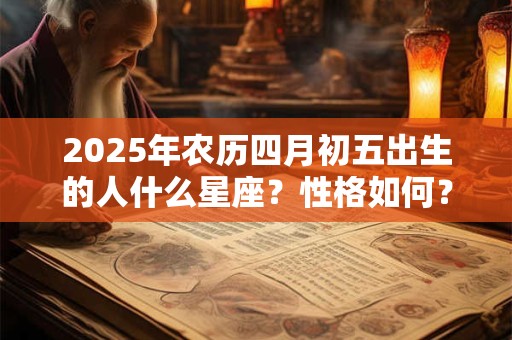2025年农历四月初五出生的人什么星座？性格如何？