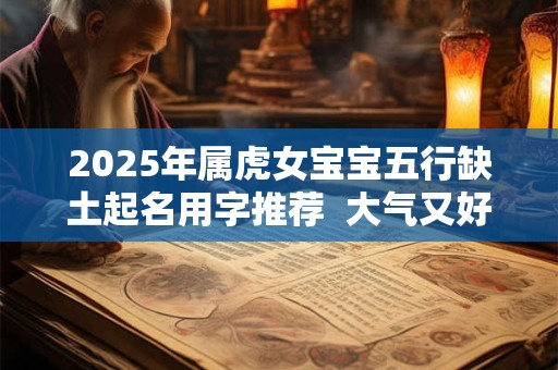2025年属虎女宝宝五行缺土起名用字推荐  大气又好听