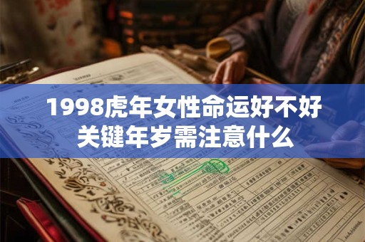 1998虎年女性命运好不好 关键年岁需注意什么