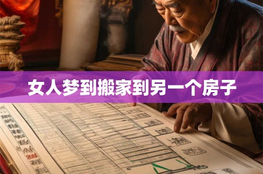 女人梦到搬家到另一个房子 女人梦到搬家到另一个房子