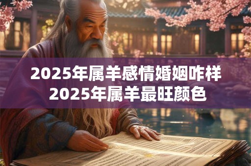 2025年属羊感情婚姻咋样 2025年属羊最旺颜色