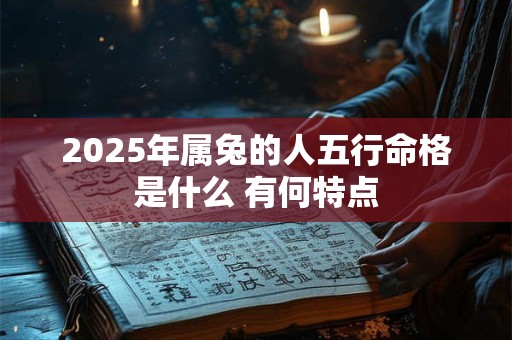 2025年属兔的人五行命格是什么 有何特点