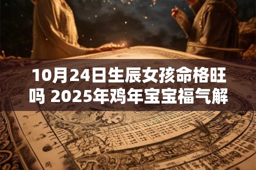 10月24日生辰女孩命格旺吗 2025年鸡年宝宝福气解析