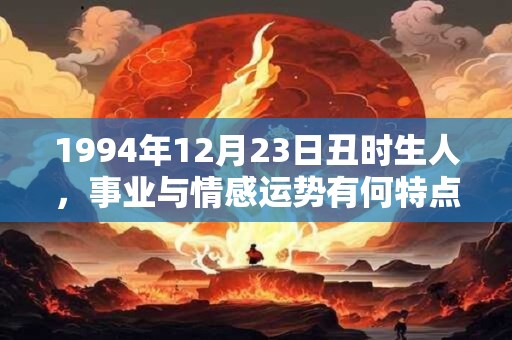 1994年12月23日丑时生人，事业与情感运势有何特点