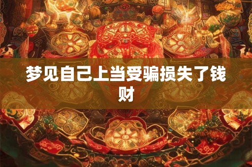 梦见自己上当受骗损失了钱财