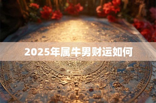 2025年属牛男财运如何