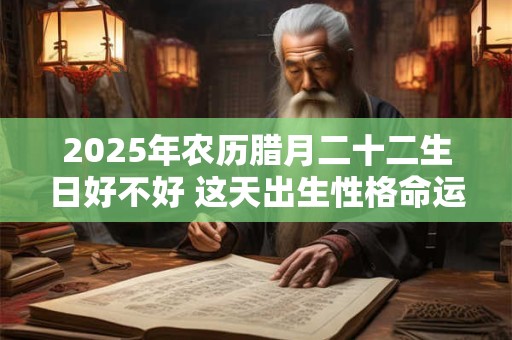 2025年农历腊月二十二生日好不好 这天出生性格命运如何
