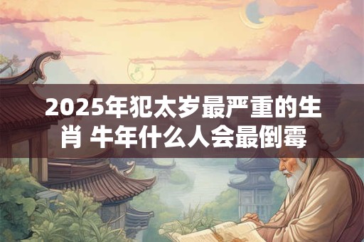 2025年犯太岁最严重的生肖 牛年什么人会最倒霉
