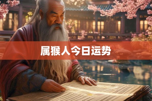 属猴人今日运势