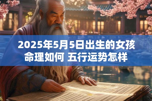 2025年5月5日出生的女孩命理如何 五行运势怎样
