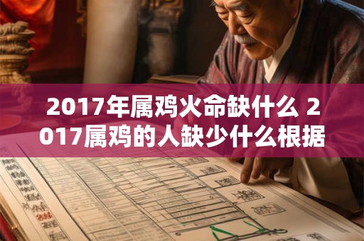 2017年属鸡火命缺什么 2017属鸡的人缺少什么根据五行理论分析