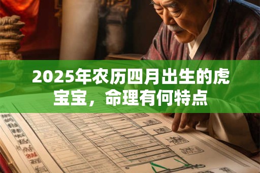 2025年农历四月出生的虎宝宝，命理有何特点
