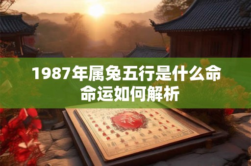 1987年属兔五行是什么命  命运如何解析