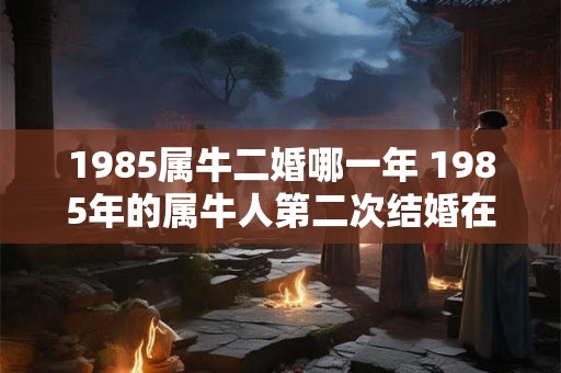 1985属牛二婚哪一年 1985年的属牛人第二次结婚在哪一年