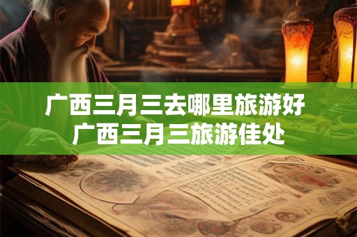 广西三月三去哪里旅游好 广西三月三旅游佳处