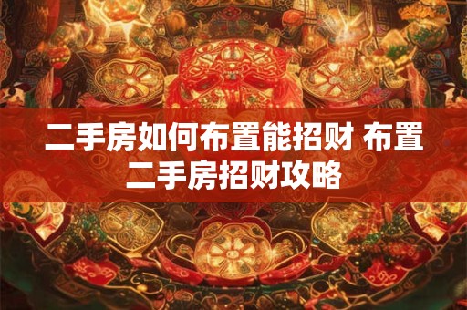 二手房如何布置能招财 布置二手房招财攻略