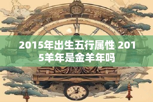 2015年出生五行属性 2015羊年是金羊年吗