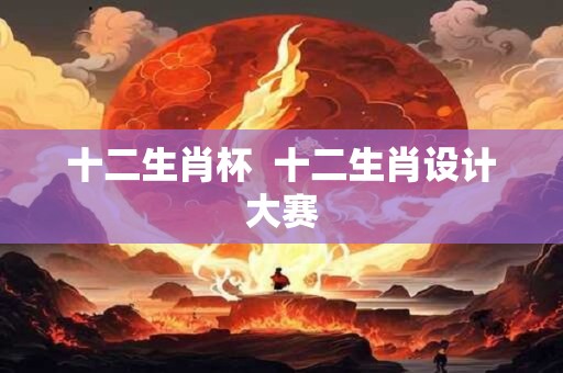 十二生肖杯  十二生肖设计大赛