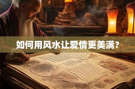 如何用风水让爱情更美满？