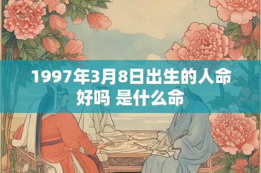 1997年3月8日出生的人命好吗 是什么命