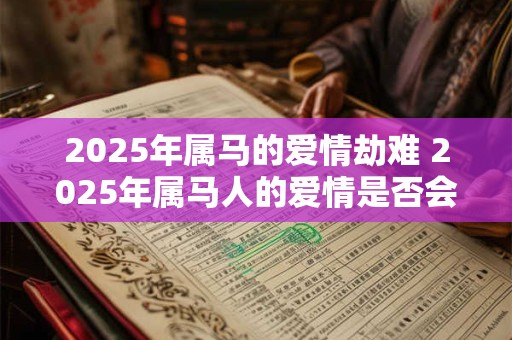 2025年属马的爱情劫难 2025年属马人的爱情是否会遭遇劫难