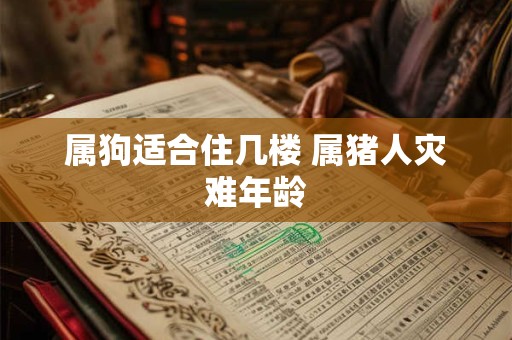 属狗适合住几楼 属猪人灾难年龄