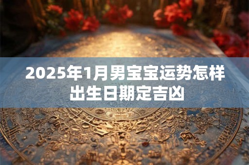 2025年1月男宝宝运势怎样 出生日期定吉凶