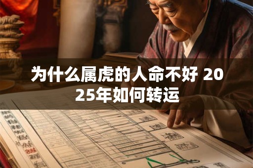 为什么属虎的人命不好 2025年如何转运