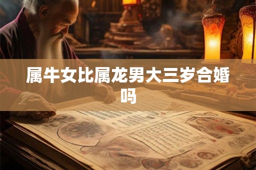 属牛女比属龙男大三岁合婚吗 属牛女比属龙男大三岁合婚吗