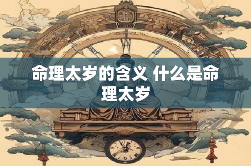 命理太岁的含义 什么是命理太岁