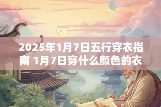 2025年1月7日五行穿衣指南 1月7日穿什么颜色的衣服