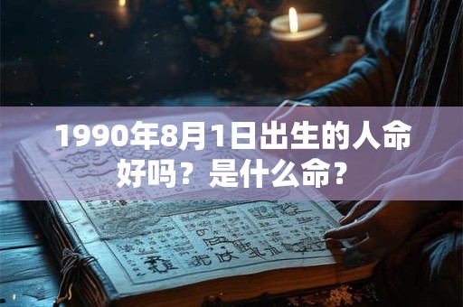 1990年8月1日出生的人命好吗？是什么命？
