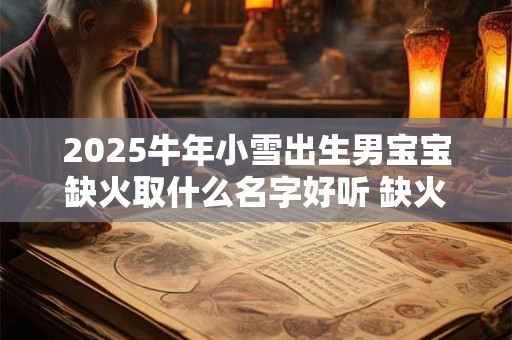 2025牛年小雪出生男宝宝缺火取什么名字好听 缺火男孩寓意好的名字