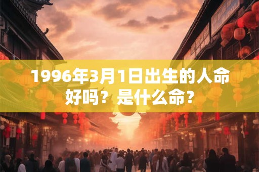 1996年3月1日出生的人命好吗？是什么命？